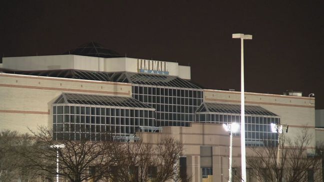 A March 22, 2022 photo of the former Landmark Mall building in Alexandria, Virginia. The building will be redeveloped into the new INOVA medical center. (7News)