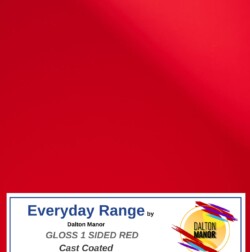 Dalton Manor Gloss Red Card