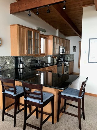 Wellfleet Cape Cod vacation rental - Chef's kitchen: Granite countertop, Dshwshr, Gas range and more.