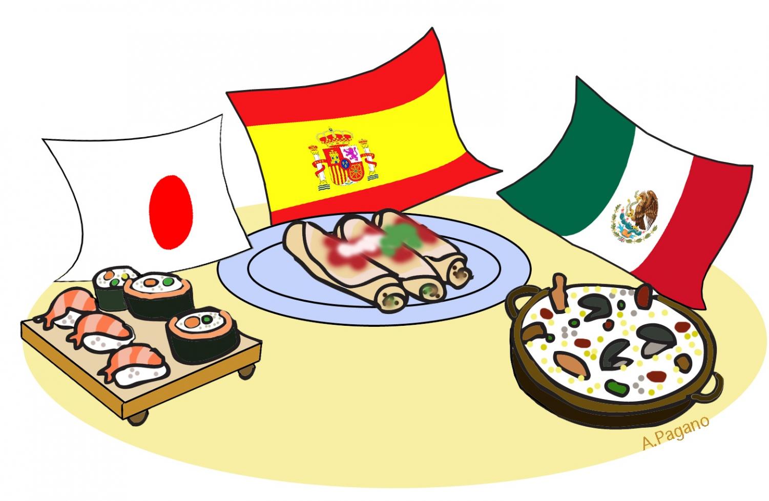 International Foods Clipart