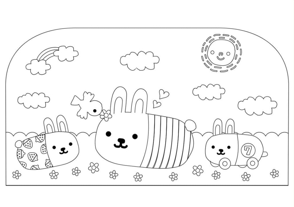 120 Coloriages Kawaii. La meilleure collection. Imprimer gratuitement