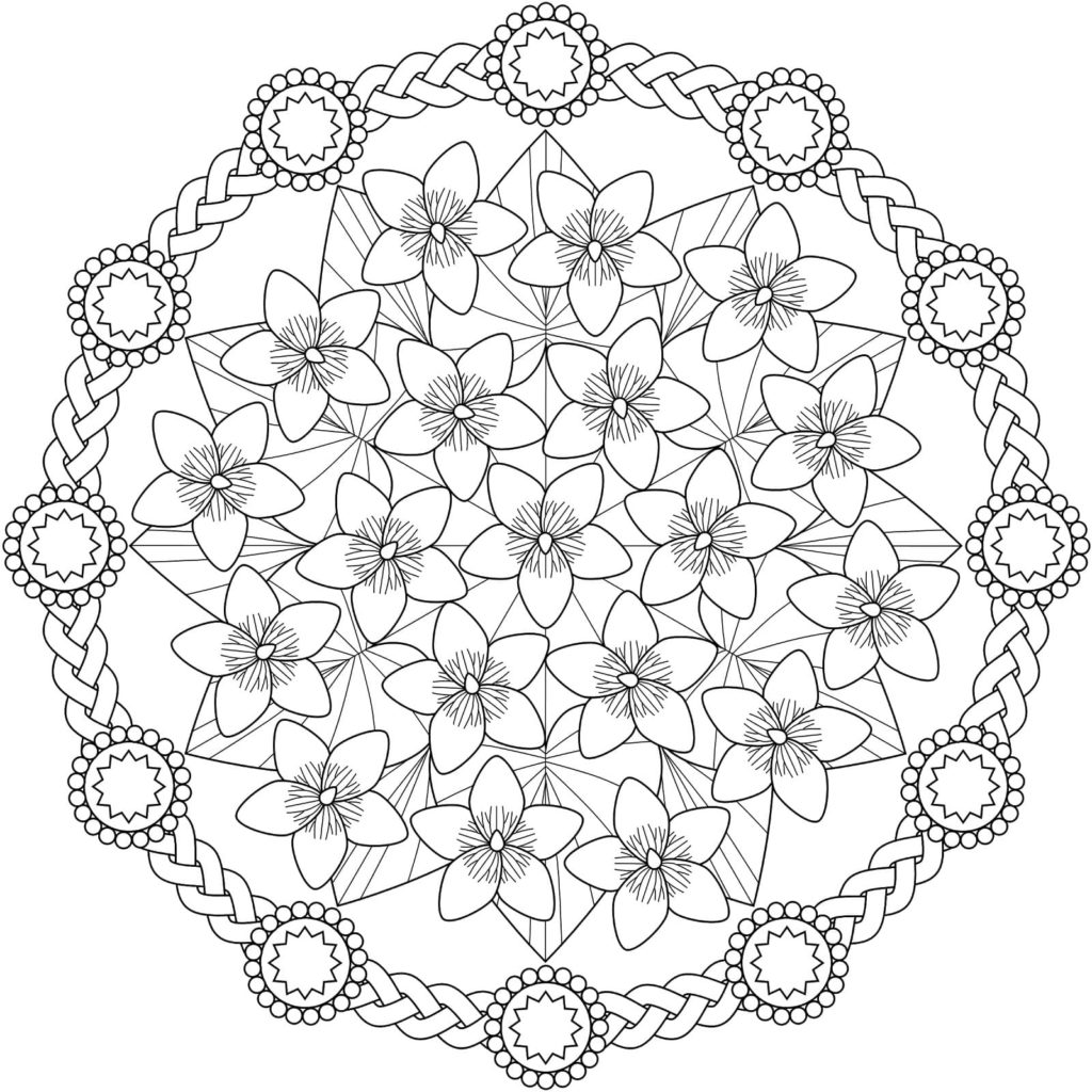 Dibujos de Mandalas para Colorear. Imprime gratis