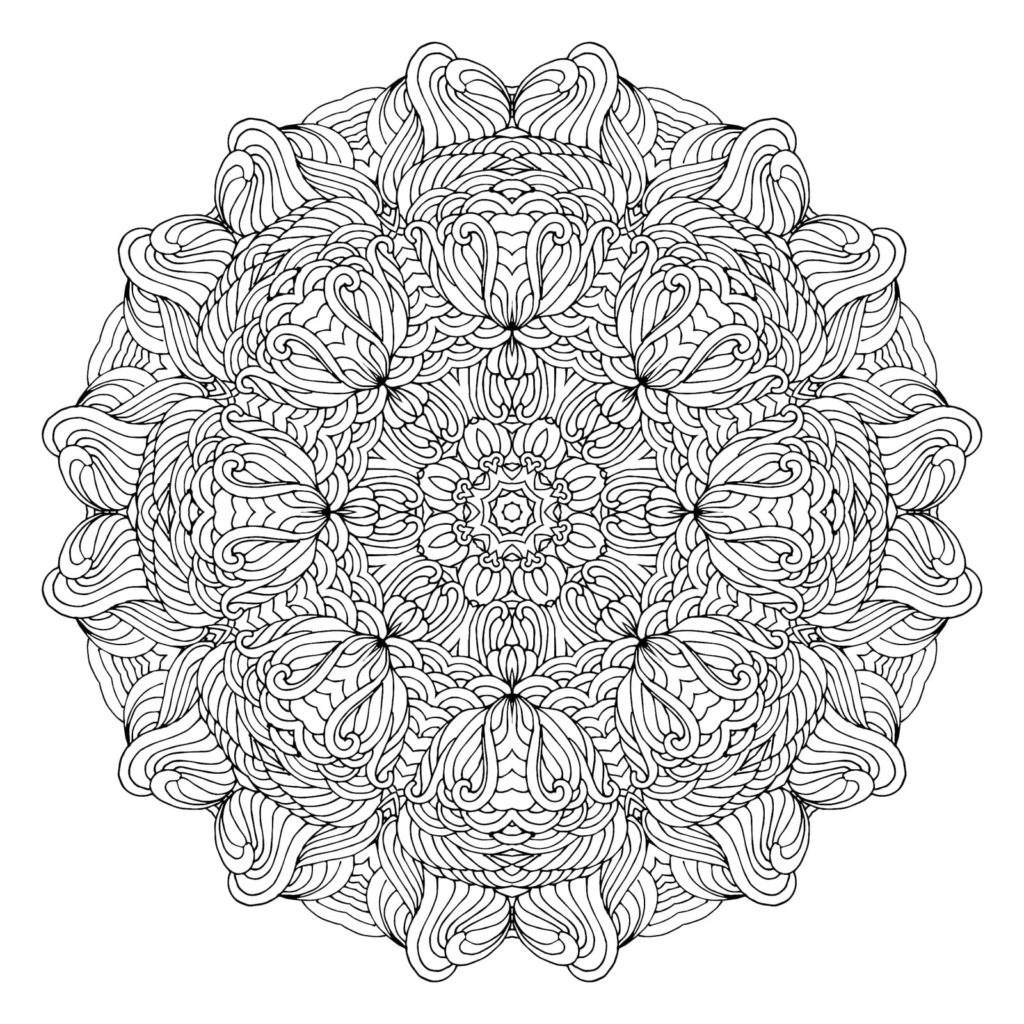 Dibujos de Mandalas para Colorear. Imprime gratis