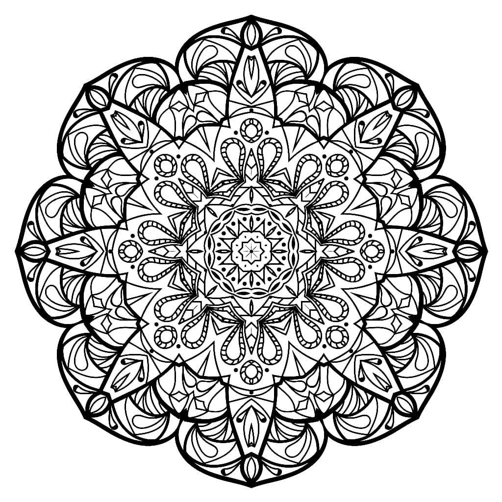 Dibujos de Mandalas para Colorear. Imprime gratis