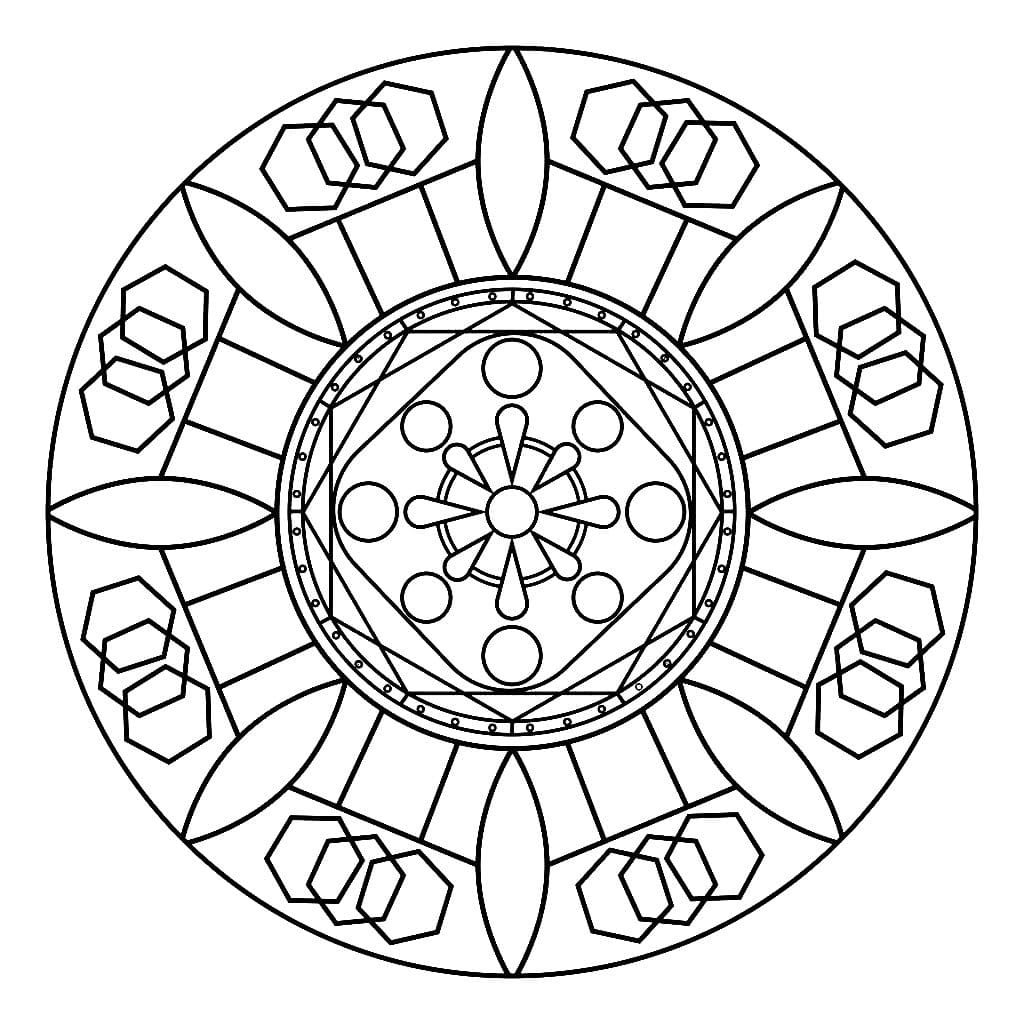 Dibujos de Mandalas para Colorear. Imprime gratis