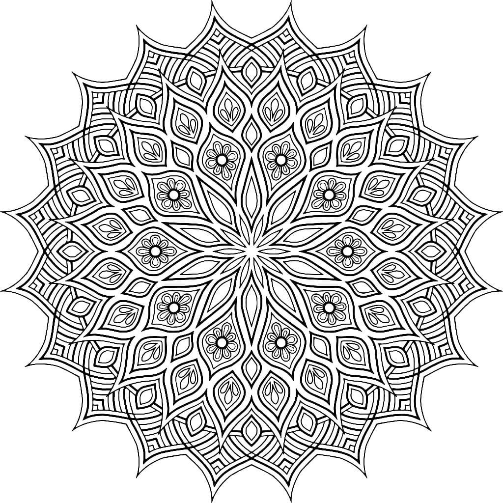 Dibujos de Mandalas para Colorear. Imprime gratis