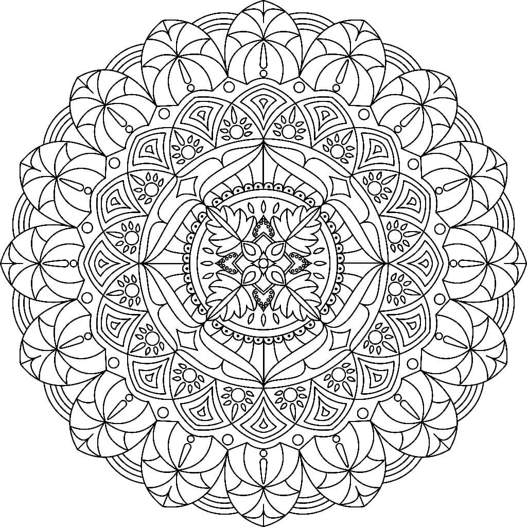 Dibujos de Mandalas para Colorear. Imprime gratis