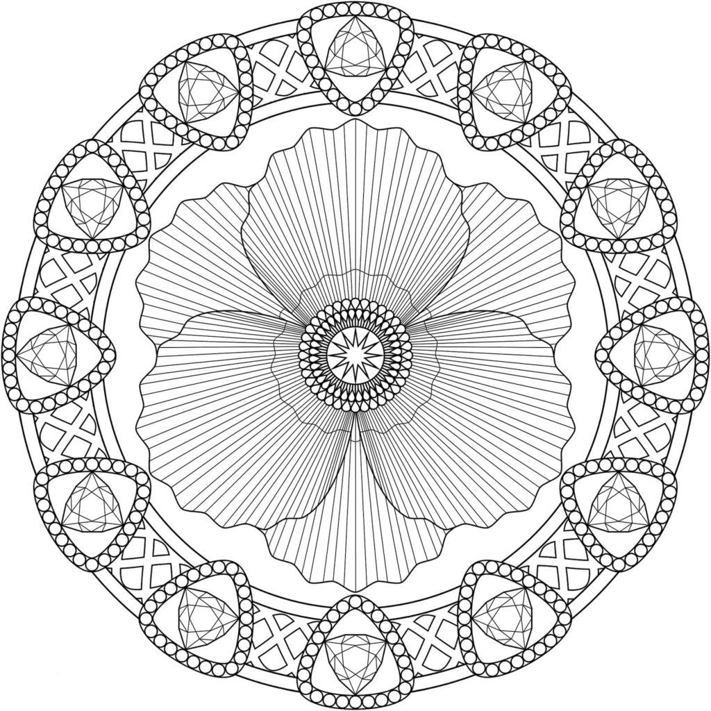 Dibujos de Mandalas para Colorear. Imprime gratis