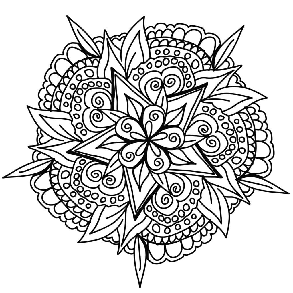 Dibujos de Mandalas para Colorear. Imprime gratis