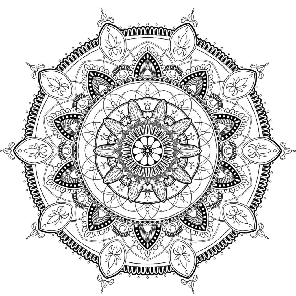 Dibujos de Mandalas para Colorear. Imprime gratis