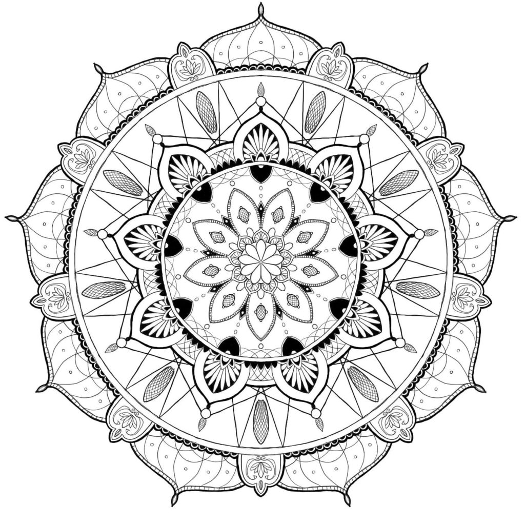 Dibujos de Mandalas para Colorear. Imprime gratis