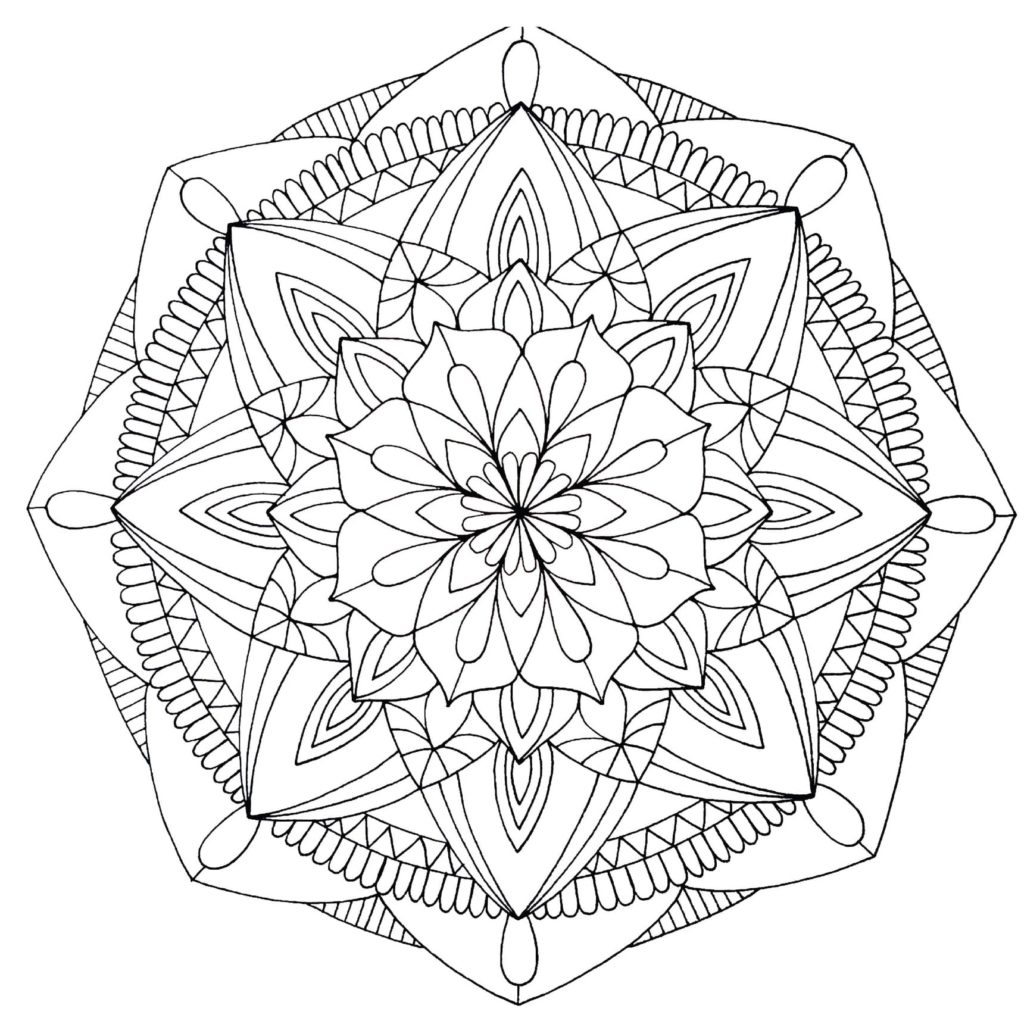 Dibujos de Mandalas para Colorear. Imprime gratis