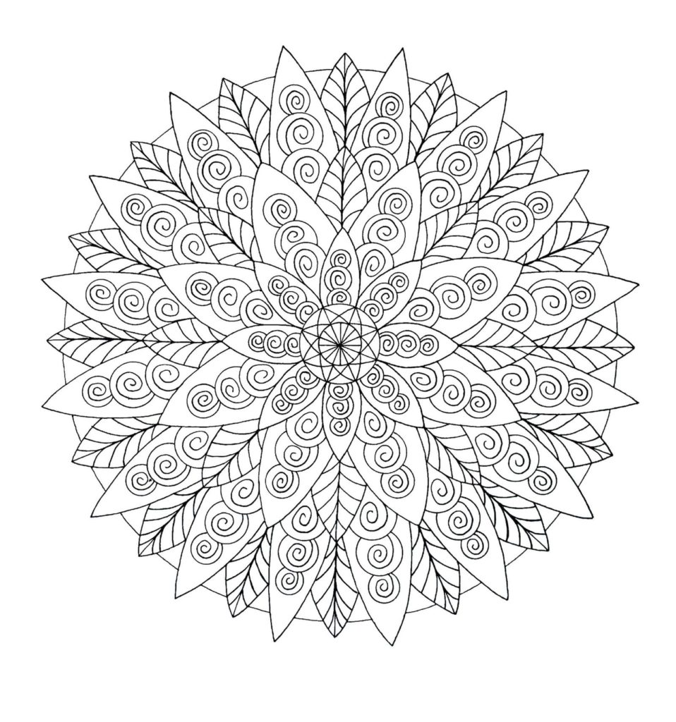 Dibujos de Mandalas para Colorear. Imprime gratis