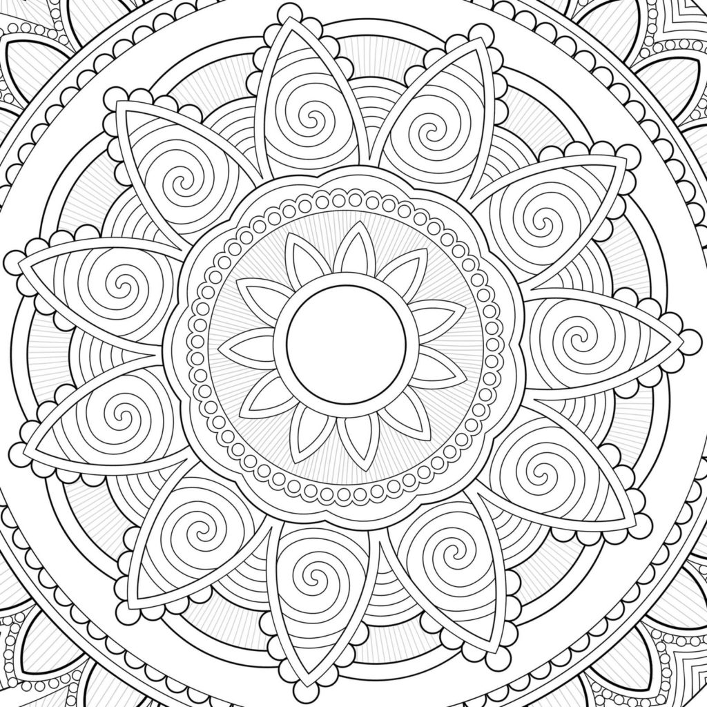 Dibujos de Mandalas para Colorear. Imprime gratis