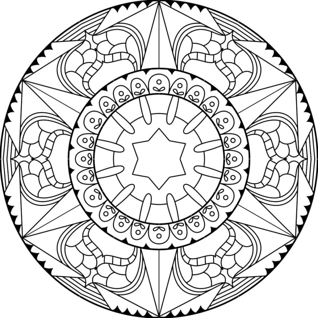 Dibujos de Mandalas para Colorear. Imprime gratis