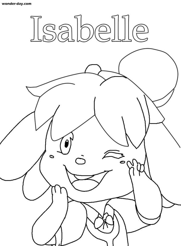 Coloriages Animal Crossing sur Wonder-day.com