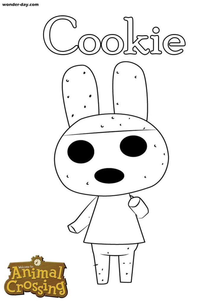 Coloriages Animal Crossing sur Wonder-day.com