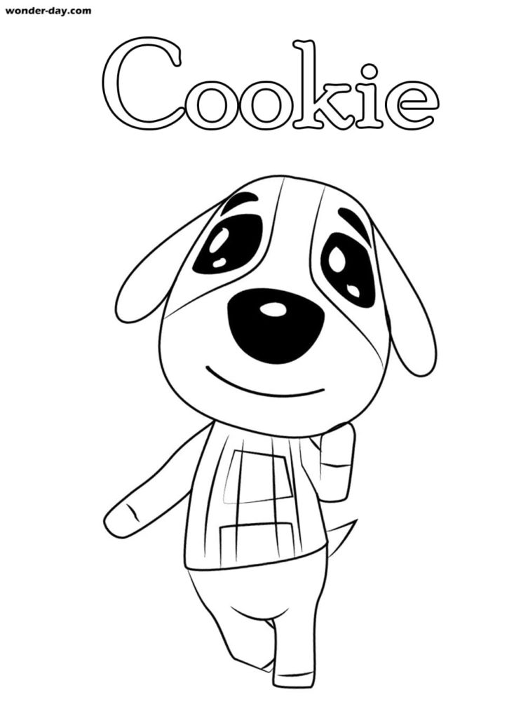 Coloriages Animal Crossing sur Wonder-day.com