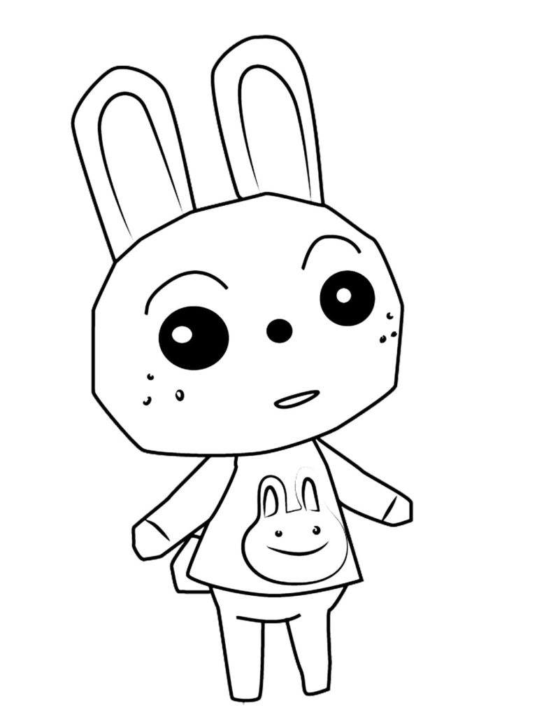 Coloriages Animal Crossing sur Wonder-day.com