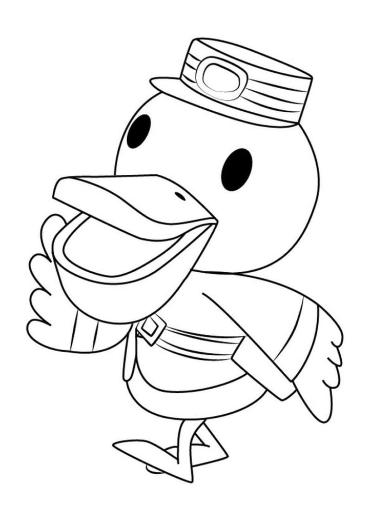 Coloriages Animal Crossing sur Wonder-day.com