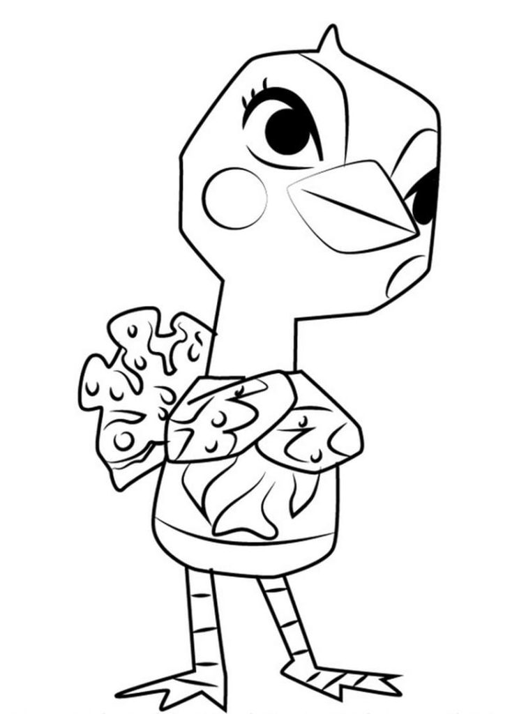 Coloriages Animal Crossing sur Wonder-day.com