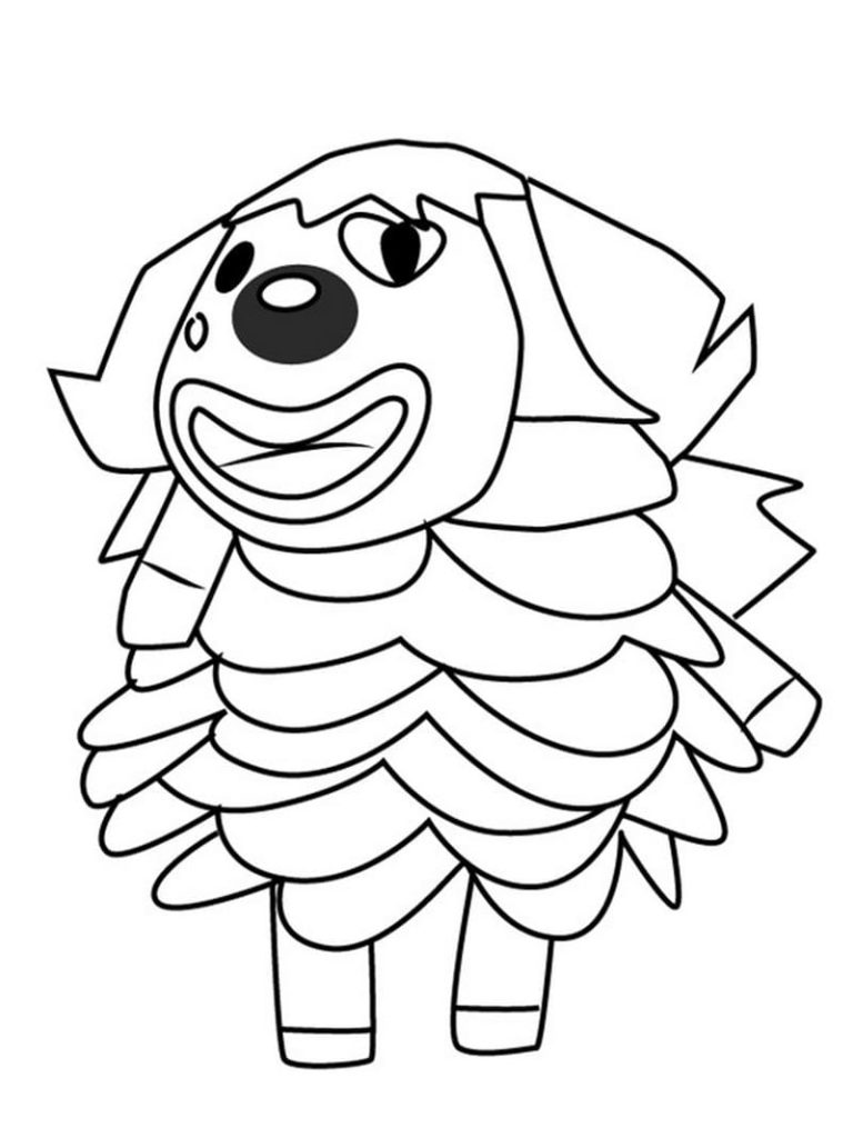 Coloriages Animal Crossing sur Wonder-day.com