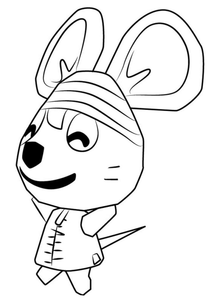 Coloriages Animal Crossing sur Wonder-day.com