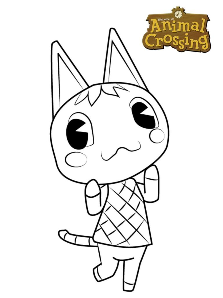 Coloriages Animal Crossing sur Wonder-day.com