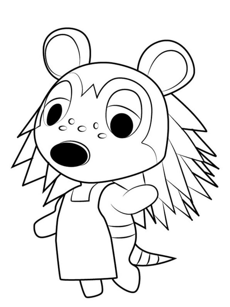 Coloriages Animal Crossing sur Wonder-day.com