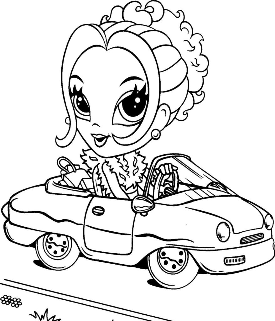 Lisa Frank coloring pages. Printable coloring pages for girls