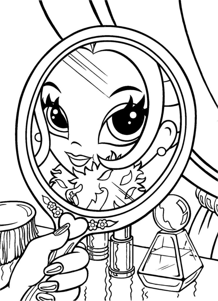 Lisa Frank coloring pages. Printable coloring pages for girls