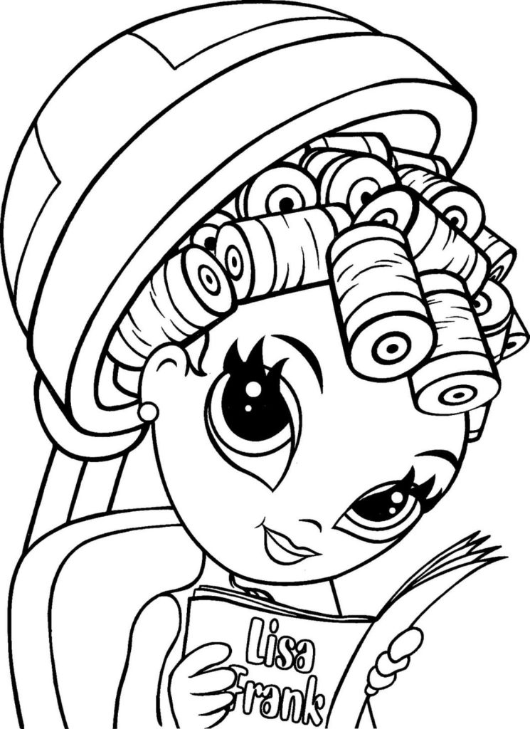 Lisa Frank coloring pages. Printable coloring pages for girls