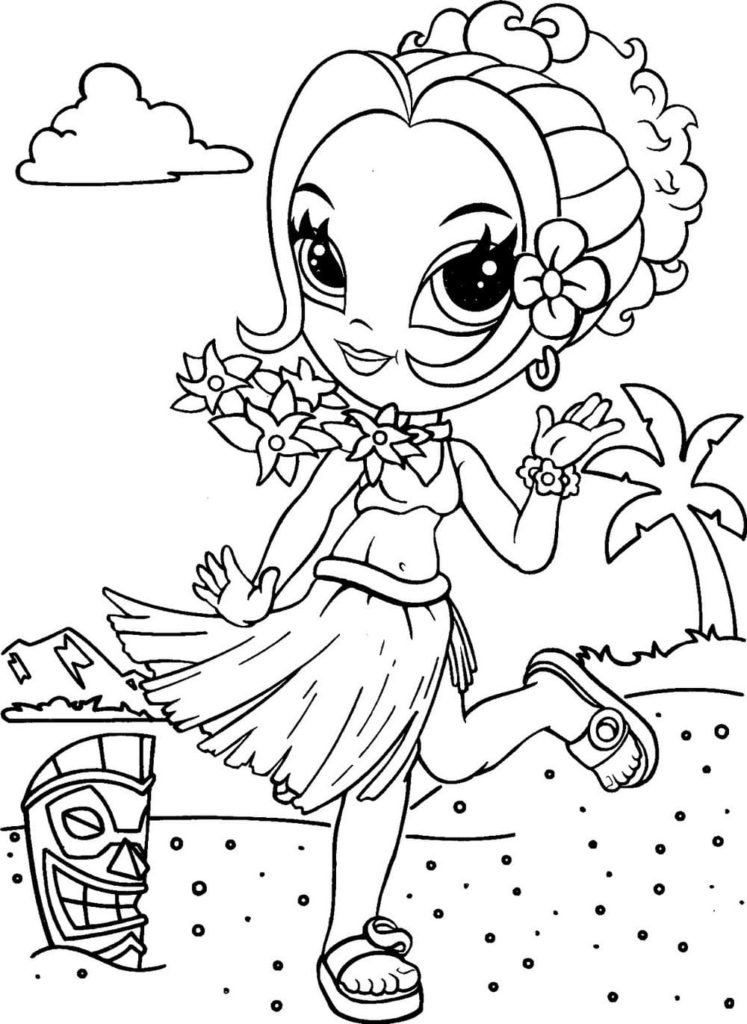 Lisa Frank coloring pages. Printable coloring pages for girls