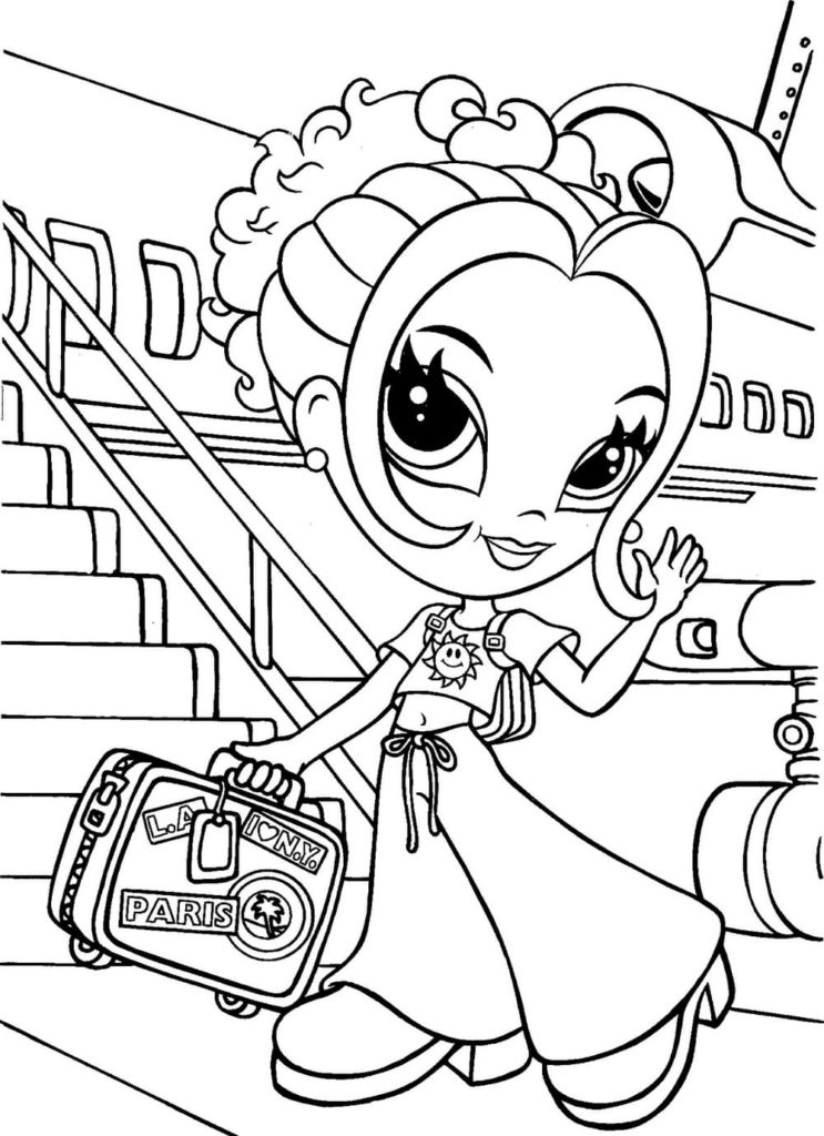 Lisa Frank coloring pages. Printable coloring pages for girls