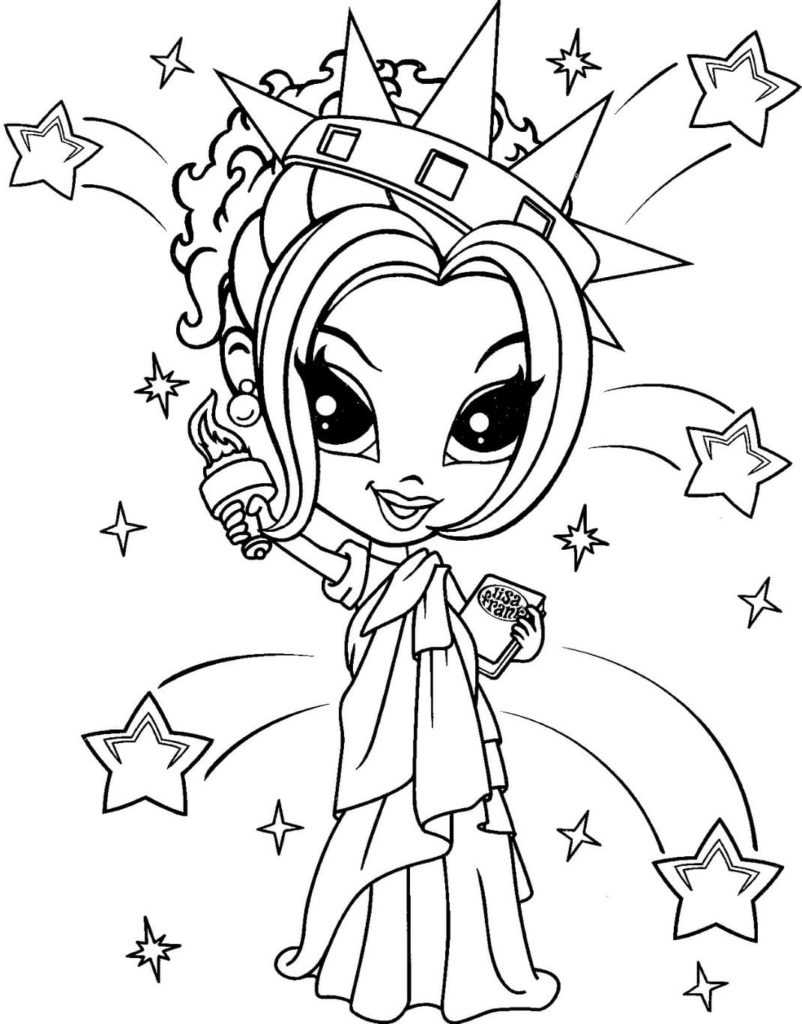 Lisa Frank coloring pages. Printable coloring pages for girls