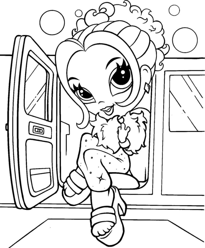 Lisa Frank coloring pages. Printable coloring pages for girls