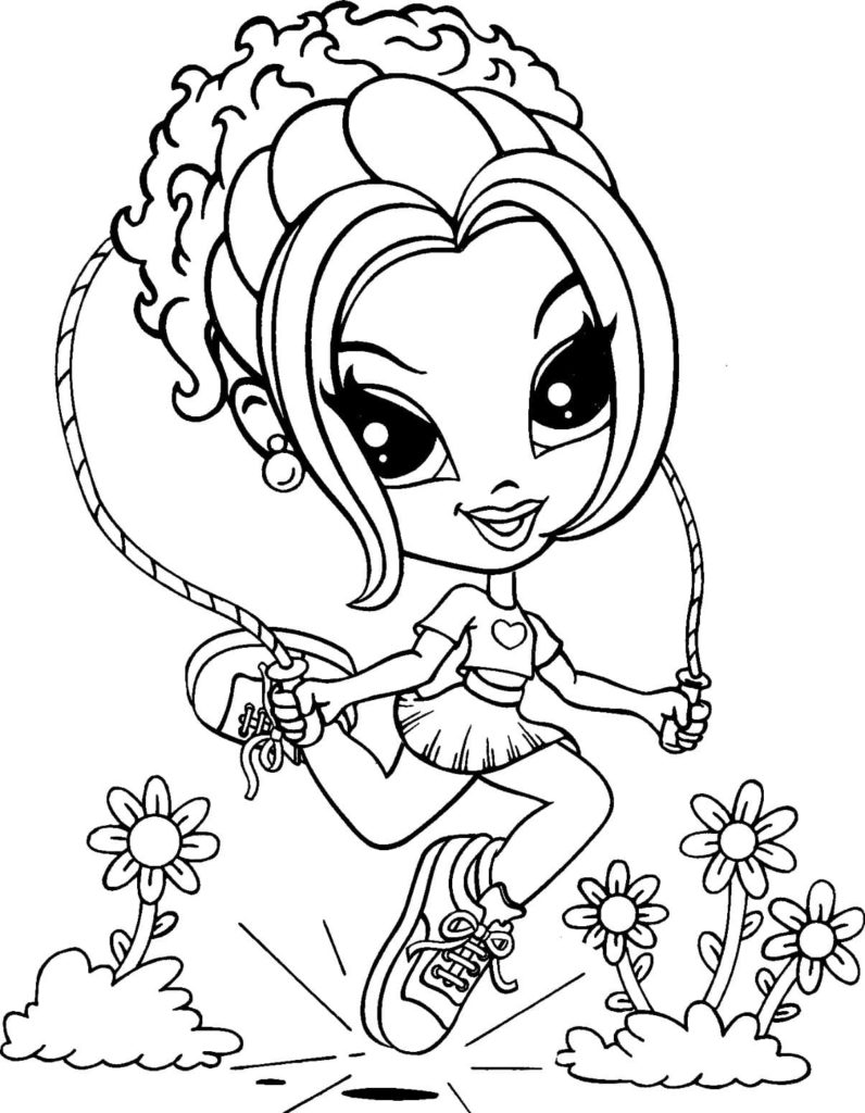 Lisa Frank coloring pages. Printable coloring pages for girls