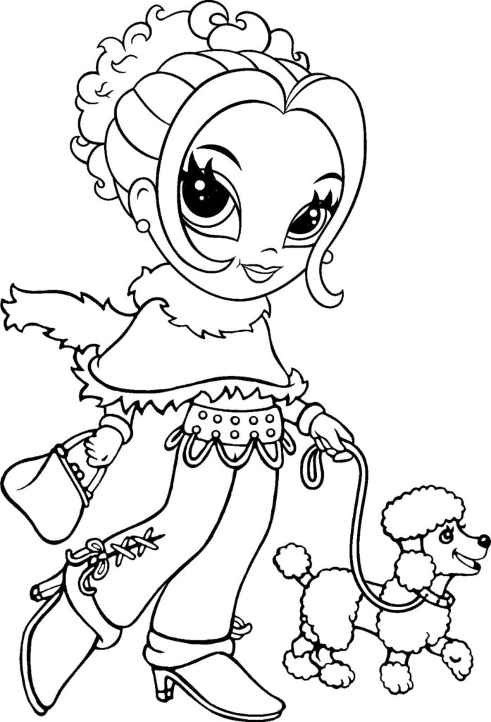 Lisa Frank coloring pages. Printable coloring pages for girls