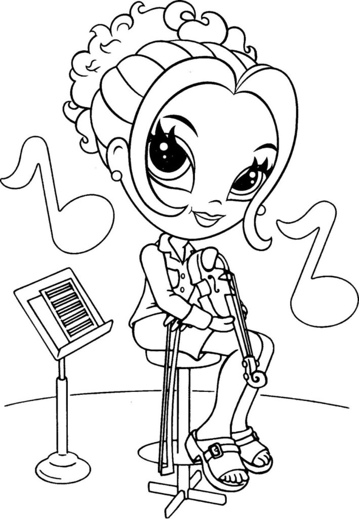 Lisa Frank coloring pages. Printable coloring pages for girls