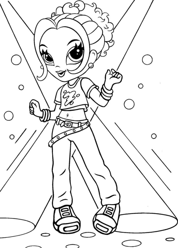 Lisa Frank coloring pages. Printable coloring pages for girls