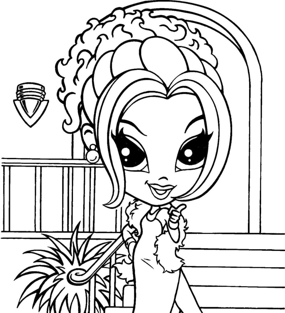 Lisa Frank coloring pages. Printable coloring pages for girls