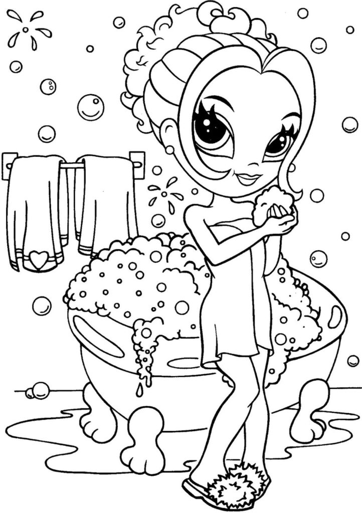 Lisa Frank coloring pages. Printable coloring pages for girls