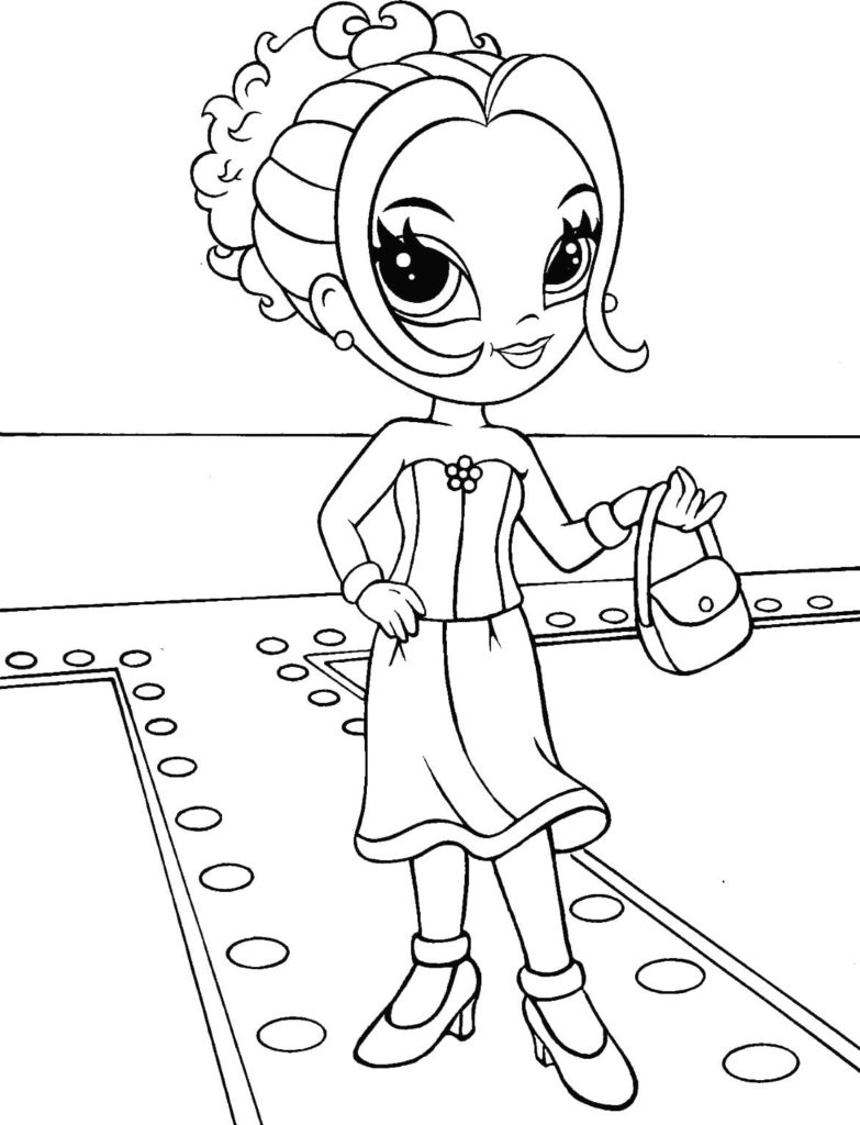 Lisa Frank coloring pages. Printable coloring pages for girls