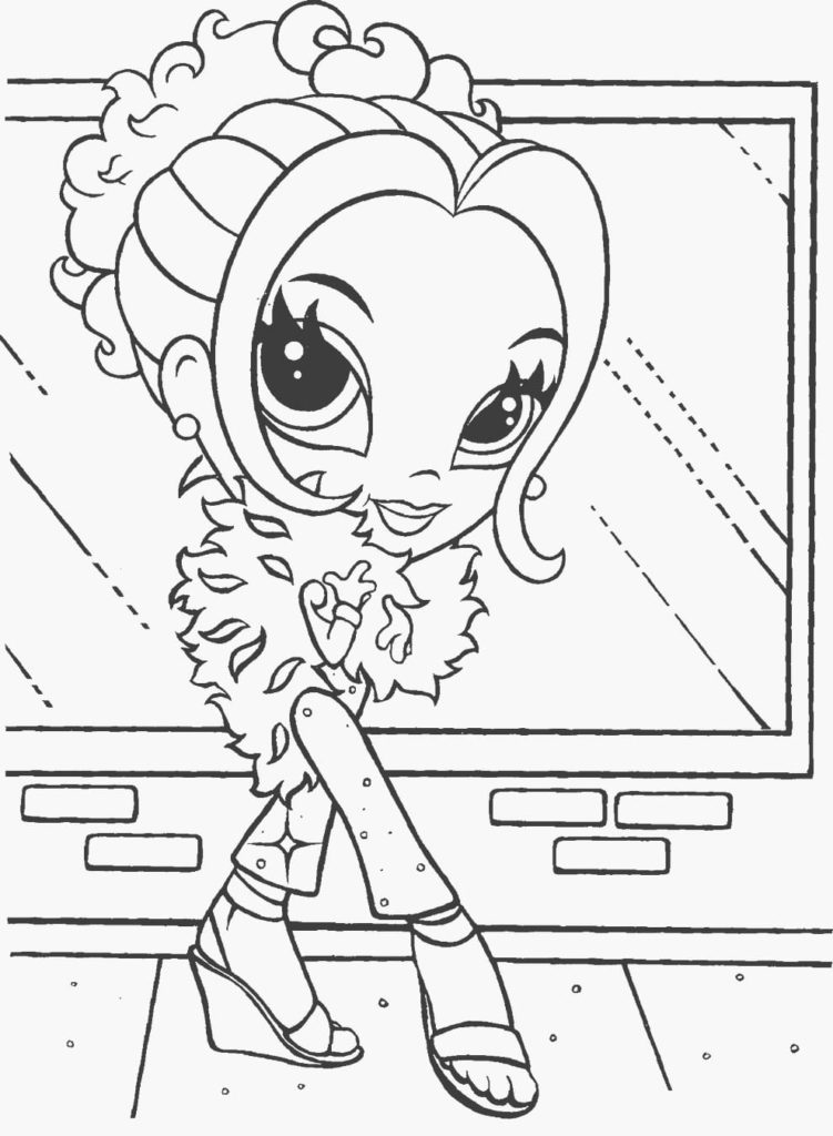 Lisa Frank coloring pages. Printable coloring pages for girls