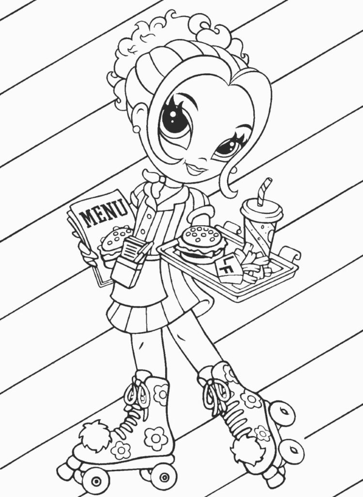 Lisa Frank coloring pages. Printable coloring pages for girls