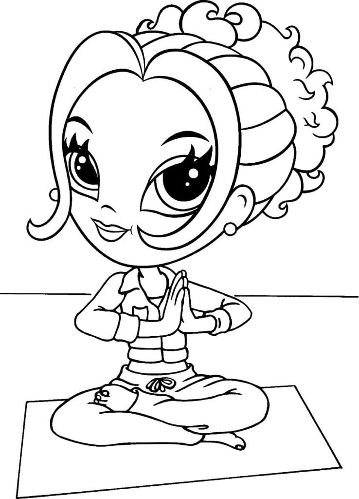 Lisa Frank coloring pages. Printable coloring pages for girls