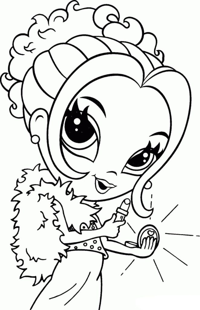 Lisa Frank coloring pages. Printable coloring pages for girls