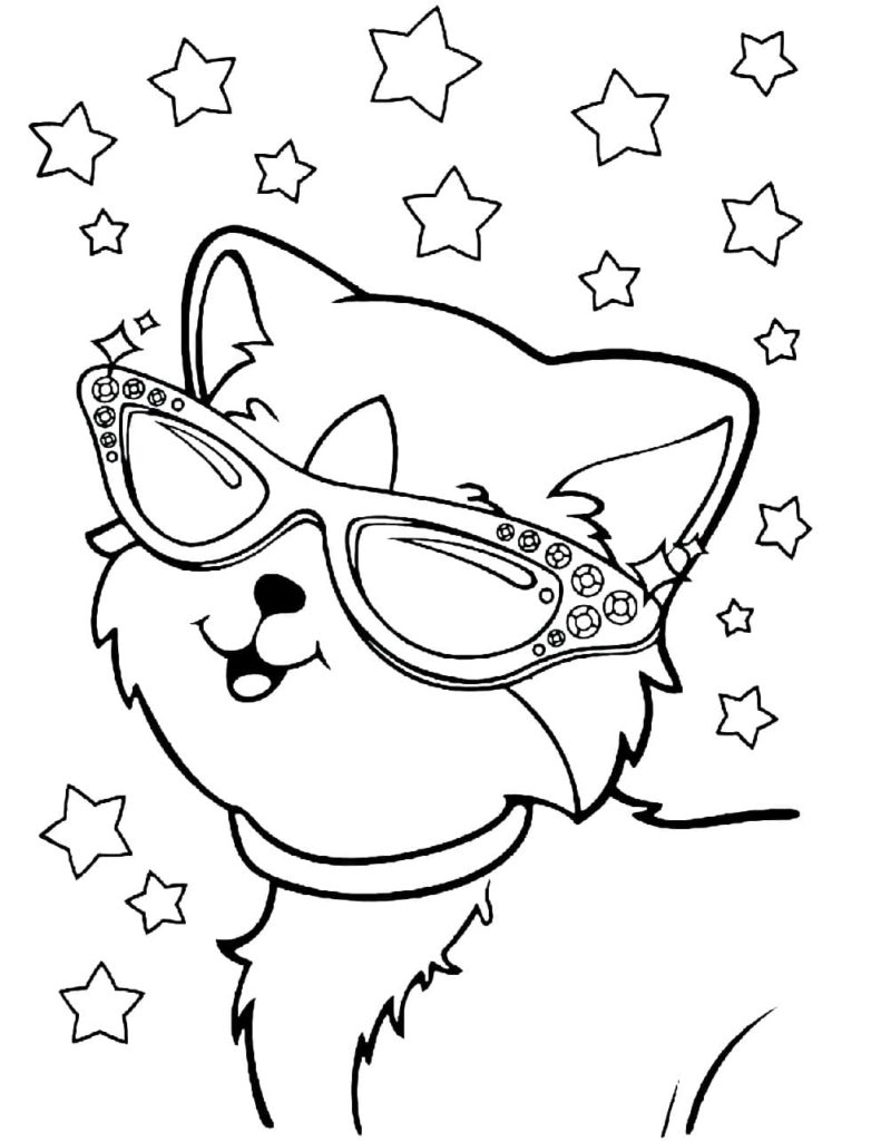 Lisa Frank coloring pages. Printable coloring pages for girls