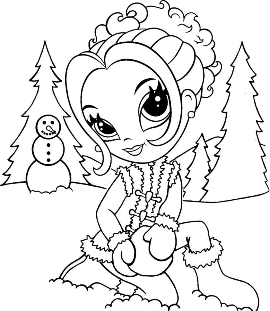 Lisa Frank coloring pages. Printable coloring pages for girls