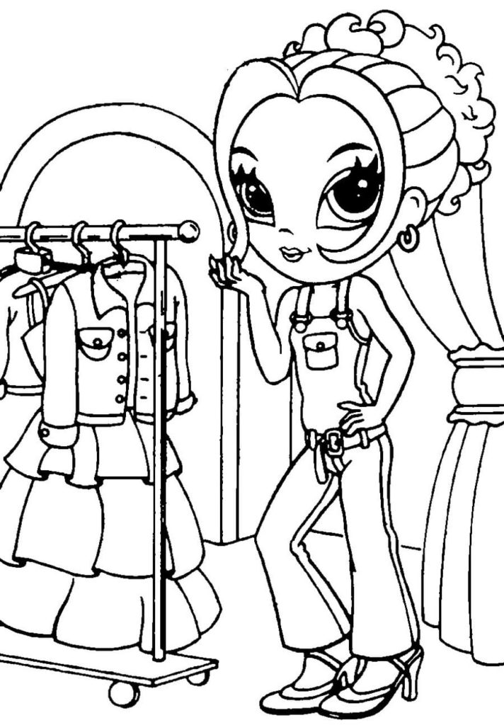 Lisa Frank coloring pages. Printable coloring pages for girls